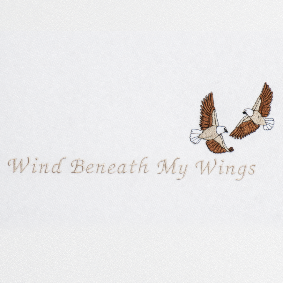 Wind Beneath Embroidery Design
