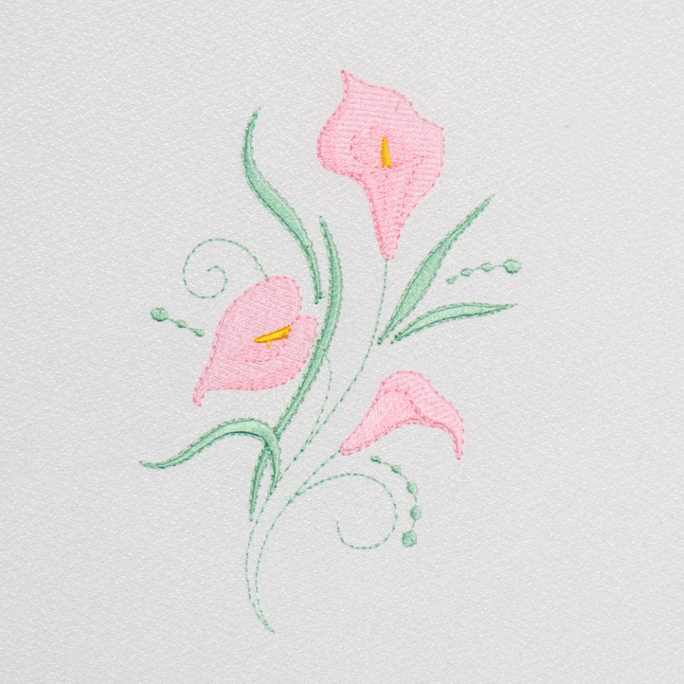 Calla Lily Embroidery Design