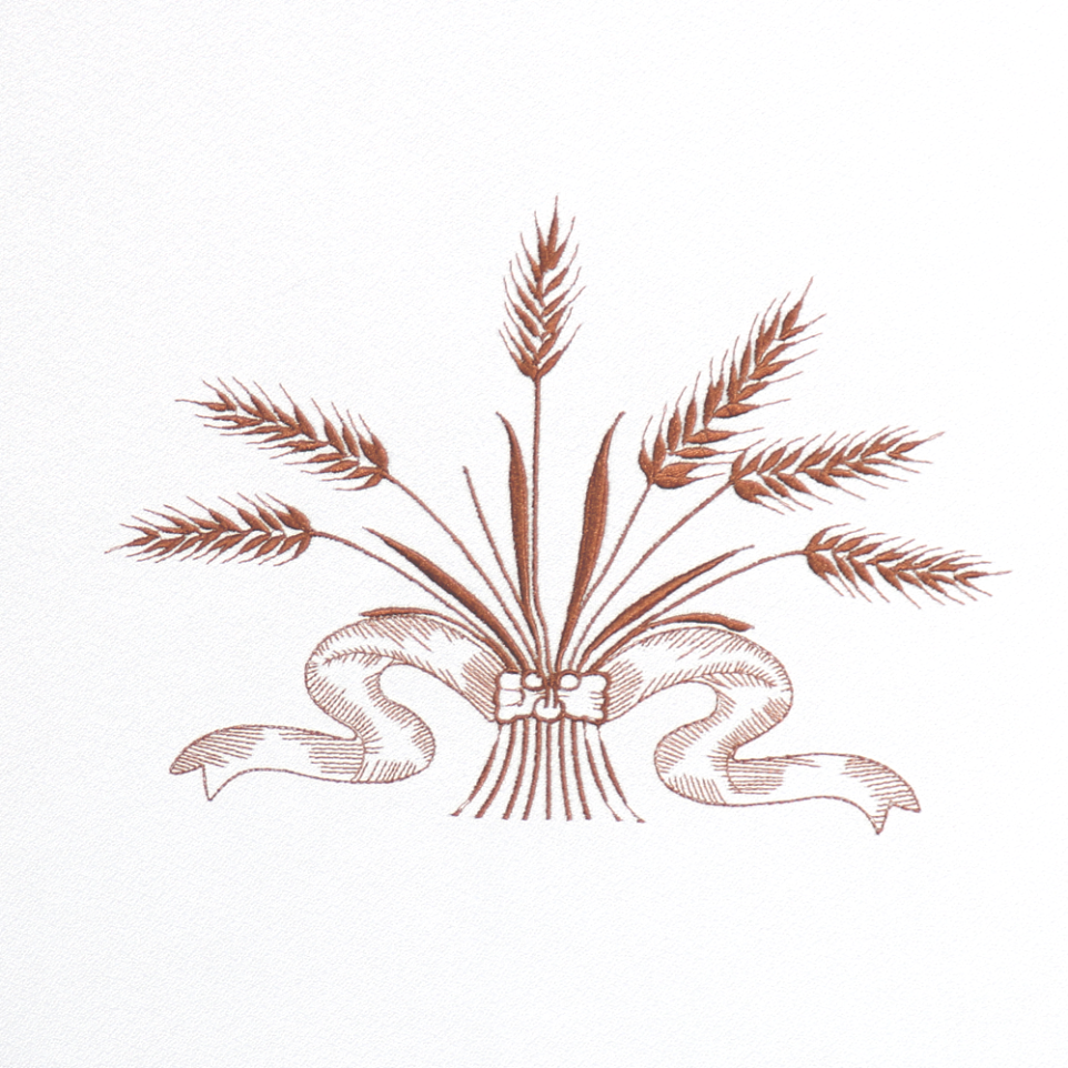 Wheat Embroidery Design