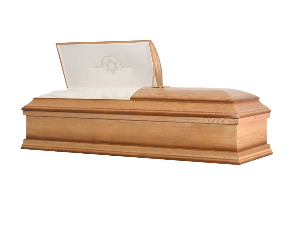 CASKET カスケット　30周年記念　限定木製ハンガー 430 Oak Calvary (No Handles) | Thacker Caskets, Inc.